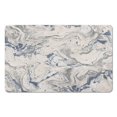 thumbnail image 1 of Soft & Long 20x32 inch Bath Rug Runner – Modern Marble Bath Mat, Luxury Non-Slip Microfiber Bathroom Rug, Perfect for Tub & Shower, Machine-Washable, 1 of 5