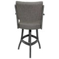 thumbnail image 2 of Casa Solid Wood Extra Tall 34" Bar Stool - Mojave Gray Fabric - Light Grey, 2 of 3
