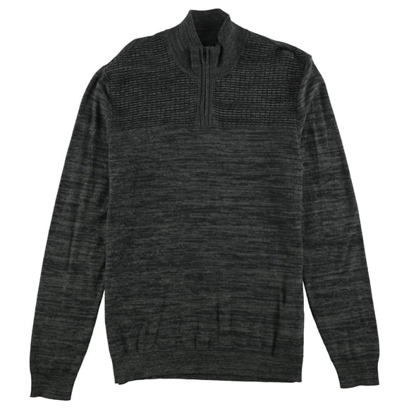 Suéter de punto con textura Alfani para Hombre gris extragrande