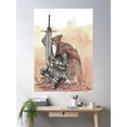 thumbnail image 2 of Slave Knight Gael Poster Wall Art, Modern Wall Decor For Living Room Bedroom, 24x36 UNFRAMED, 2 of 3