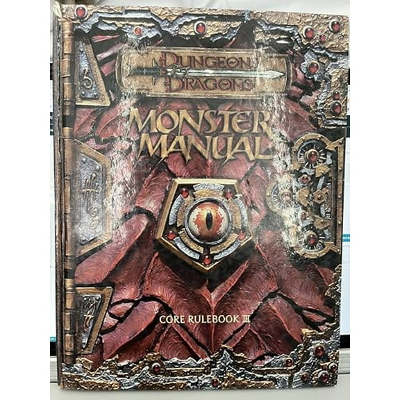 Pre-Owned Monster Manual (Dungeons & Dragons 3rd Edition, Core Rulebook III) (Dungeons & Dragons S.) Paperback