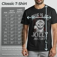 thumbnail image 5 of Mens The Nightmare Before Christmas Jolly Santa Jack Portrait Smile T Shirt, 5 of 10