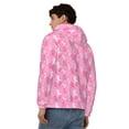 thumbnail image 4 of Kdxio Breast Cancer Awareness (3) Print Men Hoodies Casual Hoodies for Men with Zip Pockets Full Zip Long Sleeve Sweatshirt Sports Hooded Jacket-XX-Large, 4 of 5