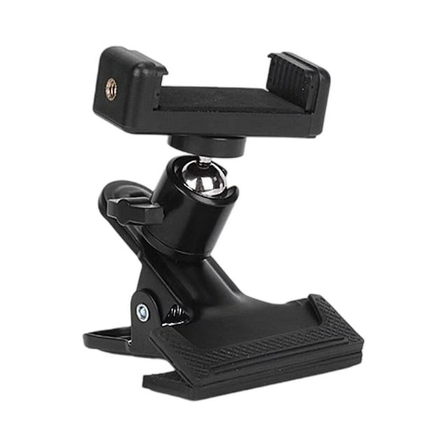 Soporte para teléfono con pinza para guitarra y clavijero giratorio para ver ukelele