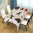 thumbnail image 4 of Yayeee Tablecloths 60" x 108" Rectangle Wrinkle Resistant Party Table Cover, Christmas Forest, 4 of 8