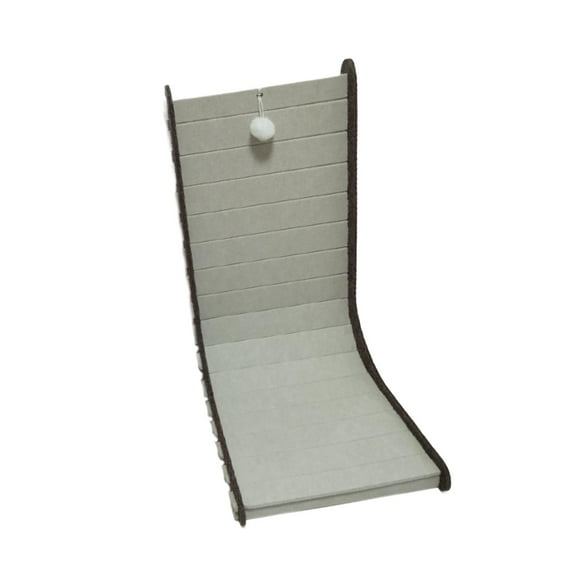 Cat Scratch Post Mollining Claw L en forma de suministros para mascotas presenta accesorios de animales almohadilla de cartón interactiva de toy , marrón