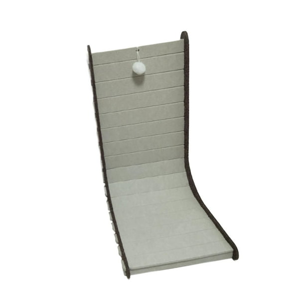 Cat Scratch Post Mollining Claw L en forma de suministros para mascotas presenta accesorios de animales almohadilla de cartón interactiva de toy , marrón