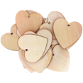 thumbnail image 1 of Corazón De Madera(50uds)Decoración De MaderaForma De CorazónPequeño10x10cmconAgujeros-AdornosparaBodas,Fiestas,Cumpleaños,Regalos,OcioyArtes, 1 of 5