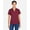 Burgundy, variant on CORE365 CE104W Women's Market Snag Protect Mesh Polo-White-XS