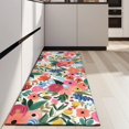 thumbnail image 4 of Pioneer Flower Floral Print Pattern Kitchen Rug Mat,Kitchen Runner Rugs Non Skid Washable,Decorative Kitchen Floor Mats for Kitchen,Sink,Laundry,17"X47", 4 of 5
