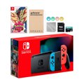thumbnail image 1 of Nintendo Switch Neon Red Blue Joy-Con Console Set, Bundle With Pokemon Shield And Mytrix Accessories, 1 of 8