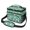 Poodle and Sunflowers, variant on Poodle and Sunflowers Teal Pattern Insulated Lunch Box for Women Men, Medium Leakproof Cooler Bag with Adjustable Strap, 10"x6.7"x8"