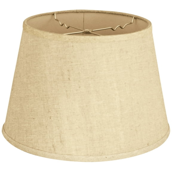 Royal Designs 14" Empire Hardback Lamp Shade Linen Cream