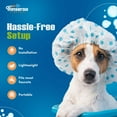 thumbnail image 5 of Rinseroo Tub Hose: No-install, Ultra Flex Hose Slips On to Spout for Hair Washing, Baby or Dog Bath. Bathtub Showerhead Attachment. Shower Adapter Faucet. Fits All Spouts Up 3'' Wide, 5 of 8