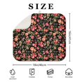 thumbnail image 4 of Microfibre Drying Mat for Kitchen Red Rose with Green Leaf Dish Drying Drainer Mat Absorbent Pioneer Drying Mat Washing Up for Glass, Plate & Cup 16inch X 18inch, 4 of 7