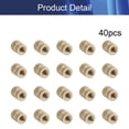 thumbnail image 4 of HUGFEGWE M3x6mm Female Thread Knurled Nuts,Hx5mm OD Brass Threaded Insert Embedment Nuts Hydraulic Welded Joint Injection Molding Assortment Kit for 3D Printing Injection Molding 40PCS CJB91-24968, 4 of 4