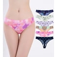 thumbnail image 3 of Tanga de cintura para niña de una pieza, transpirable, con estampado sin costuras, sexy y seductor, 3 of 6