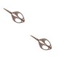 thumbnail image 4 of Kenally Tijeras de costura profesionales de acero inoxidable para sastres y costura, tijeras de bordado duraderas Type10 NO10, 4 of 6