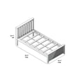 thumbnail image 6 of Twin Bed with Two Guard Rails, Blue, 6 of 7