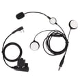 thumbnail image 1 of Auriculares Bilaterales Para Casco, Cómodos Auriculares Para Casco Con Reducción De Ruido De 7,1 Mm + PTT U94 Con Clip Para Baofeng, 1 of 8
