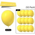 thumbnail image 5 of Yellow Balloons 50 pcs 12 Inch Matte Yellow Latex Helium Balloons for Easter Bee Baby Shower Gender Reveal Engagement Sunflower Graduation Birthday Party Decorations Yellow-Y55, 5 of 13