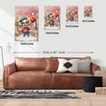 thumbnail image 5 of Happy Valentine’s Day Adorable Goldendoodle Puppy Holding Heart Balloon Vertical Matte Canvas Poster Doodle Dog Lover Gifts Idea Wall Art Home Decor - 00030, 5 of 5