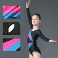 thumbnail image 4 of Rovga Teen Clothes For Girls Leotards Gymnastics Outfits Kids 1 Piece Colorful Long Sleeve Dancewear Cute Daily Wear Blue 11-12 Years, 4 of 7
