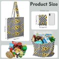 thumbnail image 2 of Sunflower Print Reusable Grocery Tote Bag – Vintage Boho Farmhouse Canvas Shopping Bag with Watercolor Floral Design, Beach, Picnic, Summer & Fall, 2 of 7