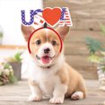 thumbnail image 3 of QIQUWOHUL Independence Headbands Patriotic Party 4th Of July Flag Headband Accessories Props Decoration Headband For Adult And Children, 3 of 3