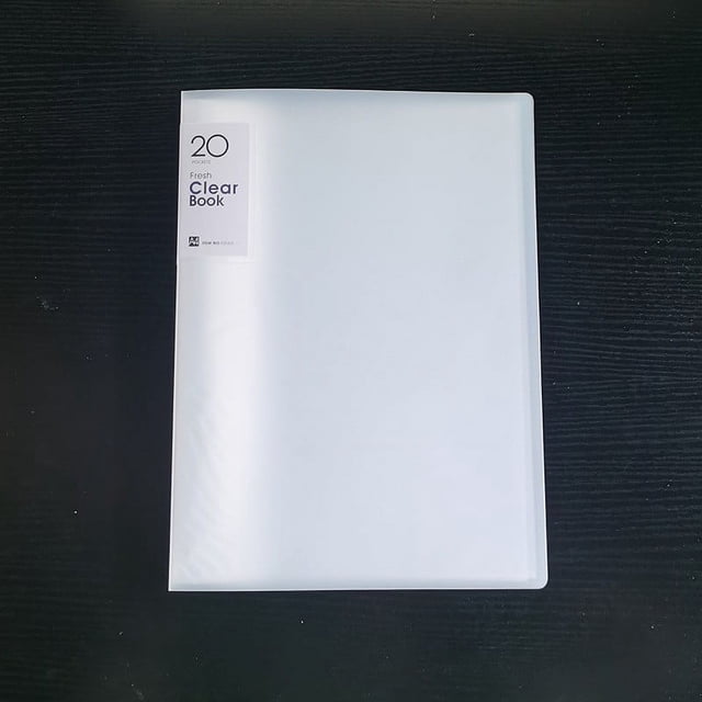 Carpeta A4 transparente con inserción de datos para estudiantes que utilizan papel de prueba de múltiples capas para organizar el libro de almacenamiento de archivos de artefactos