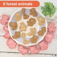 thumbnail image 4 of Billuyoard 8 piezas de moldes de galletas con forma de animales, moldes de plástico para platos de Fondant de Chocolate, utensilios para hornear Cocina y Comedor No.02, 4 of 6