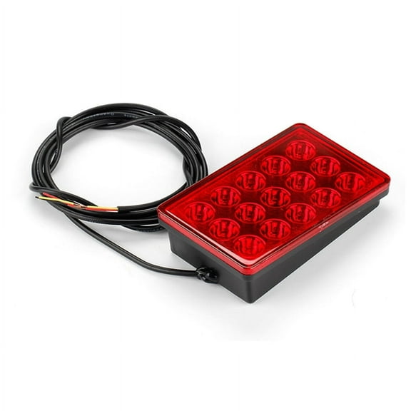 15 LED Rear Tail Lights F1 Style Led Brake Pilot Lights DRL 12V