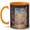 Orange, variant on Open Door Sunrise 11oz Ceramic Mug, Bright Cloud Pathway Art