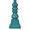 Blue, variant on Conrad 18.5" Distressed Brown Resin Table Lamp