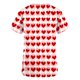 thumbnail image 5 of TaTaai Women's Valentine's Day V Neck Casual Top, Abstract Heart Print Short Sleeve Blouse with Pockets, Lightweight Holiday Gift Shirt for February Romance Gift, 5 of 5
