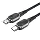 thumbnail image 1 of Methold Cable USB tipo C a USB C para S20 Mi 10 60W PD rápido Teléfono y Comunicación plata 1m, 1 of 5