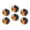 C1659, variant on Glass Refrigerator Magnet 6Pcs Magnetic Fridge Sticker,Decor for Kitchen,Whiteboard,Cabinet,Oil Painting Style Corgi Dog