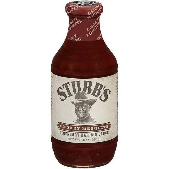 1x Stubb's Smokey Mesquite BBQ Sauce, 18 oz