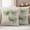 PaleGreen Gold Beige, variant on Elegant Spring Floral Outdoor Waterproof Pillow Covers, Summer Botanical Rustic Flower Decorative Square Throw Pillowcase Sofa Cushion Sham for Patio/Couch/Chair, 16"x16" 2 Pack