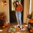 thumbnail image 7 of Deeceymbur Ghost Pumpkin Shaped Bath Mat Halloween Fall Thanksgiving Absorbent Soft Non Slide Entryway Floor Rug, 7 of 7