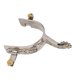 thumbnail image 4 of Set of 2 Stainless Steel Horse Spurs with Rotating Gear for Passionate Equestrians, 4 of 4