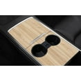 thumbnail image 3 of ATOM Center Console Wrap Kit for Tesla Model 3 Model Y Decoration Wrap Kit for Tesla Accessories TPU Carbon Fiber Center Console Cover Interior Decoration (Wood), 3 of 7