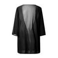 sdghg Women's Sheer Chiffon Jacket, Casual Cover Up Tops Lightweight