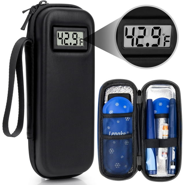 WIFKLSIIPG Smart Refrigerator Grade Portable Constant Temperature Accurate Temperature Digital Display + 72 Hour Long Term Cold Storage Travel Kit Fo