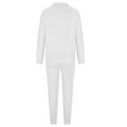 thumbnail image 5 of Arvbitana Women's 2Pcs Tracksuit Contrast Color Long Sleeve Zipper Pockets Sweatshirt Jacket + Elastic Sweatpants Sets Ladies Casual Workout Clothes for Daily Street, 5 of 6
