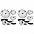 thumbnail image 1 of 8X Universal Burner Crown Flame Cap Oven Cooker Hob Gas for CDA,Flame Burner Cap Crown Fits All Between Sizes Flat, 1 of 5