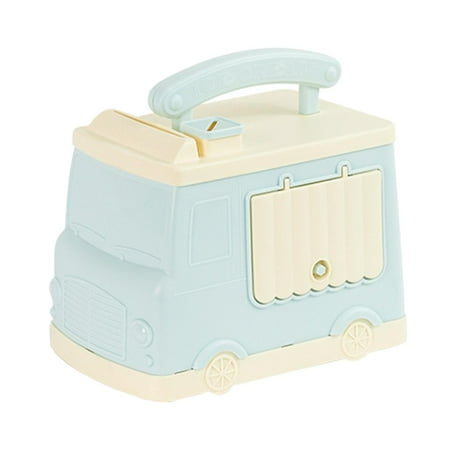 Axioma Car Shaped Money Saving Bank Saving Box for Tabletop Bedroom Decor Holiday Gifts B-Blue