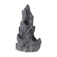thumbnail image 2 of Cueva de artificial para reptiles, escondite de para reptiles, accesorio decorativo de piedra artificial novedoso para pequeños reptiles. Negro, 2 of 8