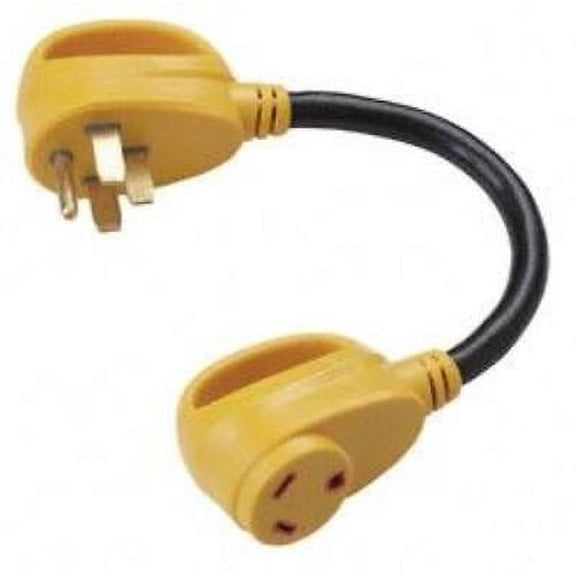 Marinco 5030ARV RV Adapter w/Extra Grip Handles, 50A to 30A