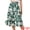 Green, variant on DARING DIVA Women's Dressy Flowy A-line Boho Skirts Small Burgundy